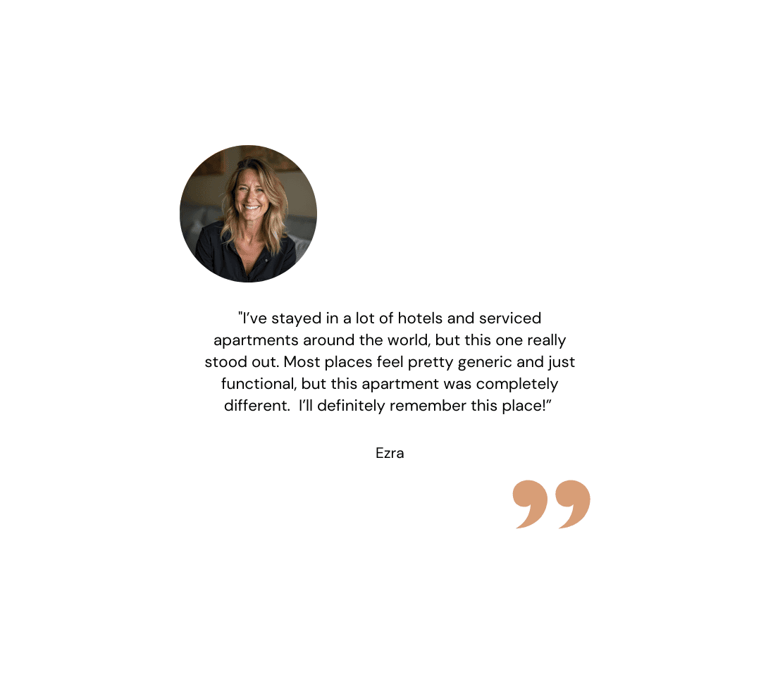 Guest testimonial from Ezra